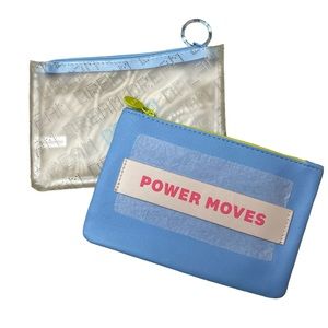 Ipsy Cosmetic Makeup Bag Case Set of 2